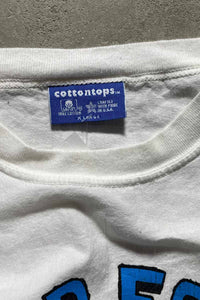 MADE IN USA 90'S PRINT L/S T-SHIRT / WHITE [SIZE: XL USED]