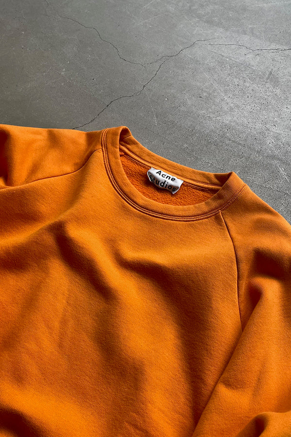RAGLAN SWEAT SHIRT / ORANGE [SIZE: M USED]