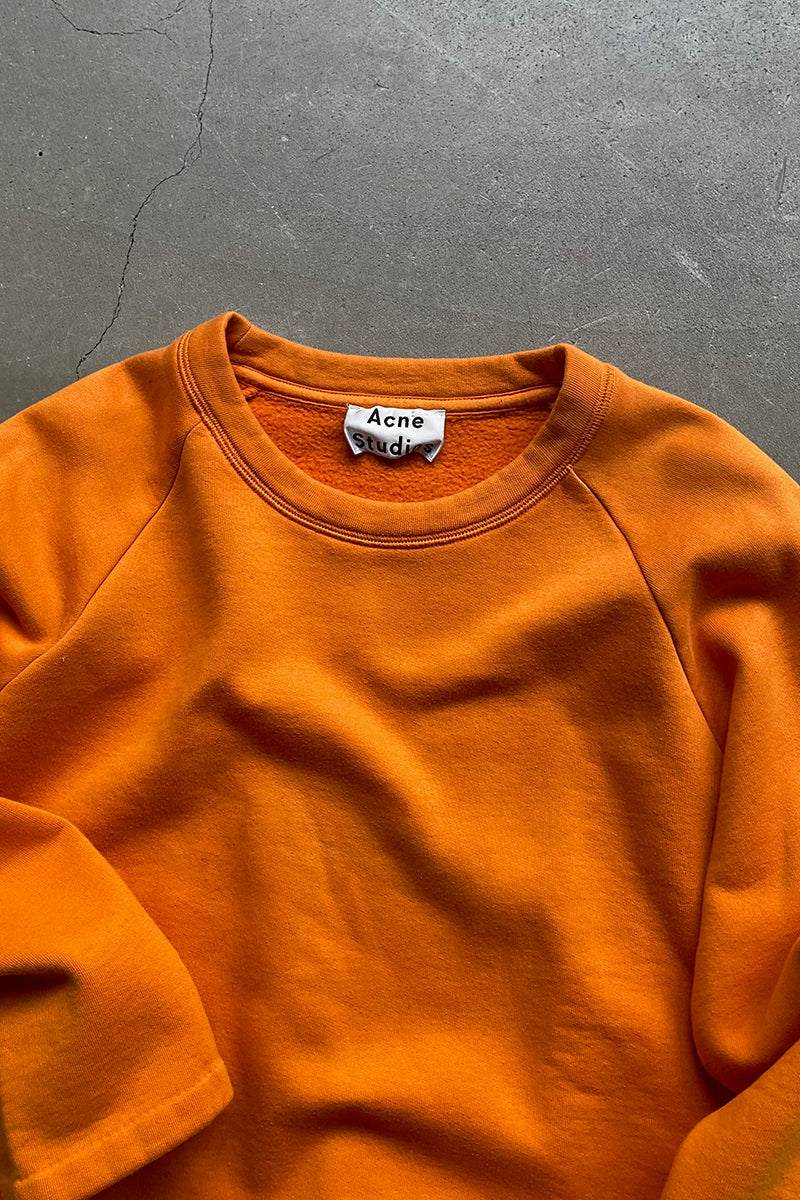 RAGLAN SWEAT SHIRT / ORANGE [SIZE: M USED]