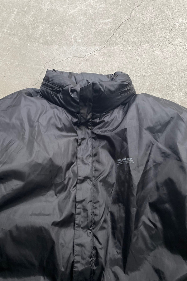 Y2K 00'S DOWN JACKET / BLACK [SIZE: L USED]