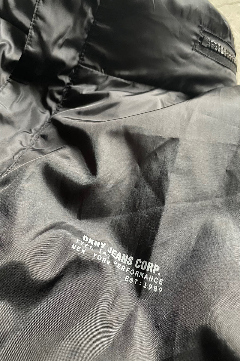 Y2K 00'S DOWN JACKET / BLACK [SIZE: L USED]
