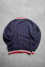 画像をギャラリービューアに読み込む, 90&#39;S COTTON KNIT CARDIGAN /NAVY［SIZE: L USED]
