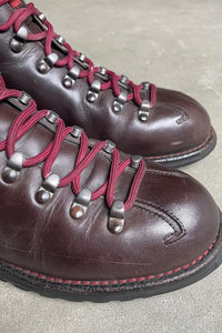 MADE IN ITALY LEATHER HIKING BOOTS / BROWN [SIZE: 39(24.5cm相当) USED]