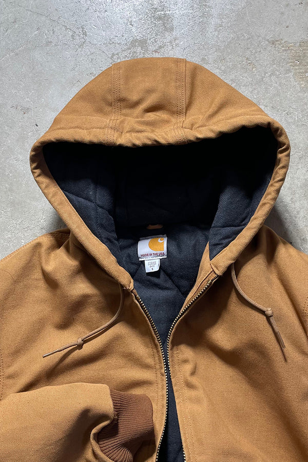MADE IN USA 19'S DUCK ACTIVE JACKET W/FLEECE LINER / BEIGE [SIZE: S USED]