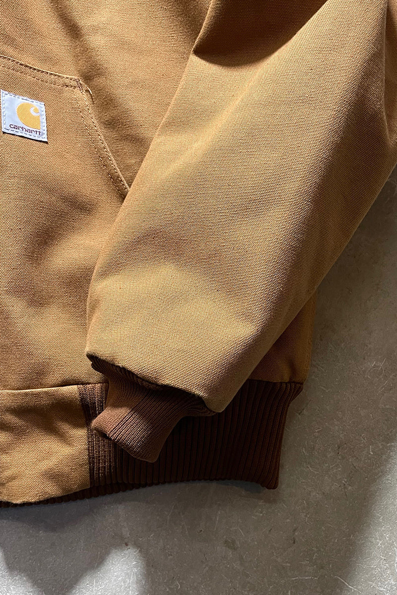 MADE IN USA 19'S DUCK ACTIVE JACKET W/FLEECE LINER / BEIGE [SIZE: S USED]