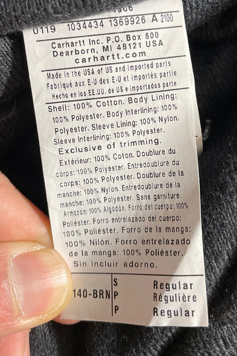 MADE IN USA 19'S DUCK ACTIVE JACKET W/FLEECE LINER / BEIGE [SIZE: S USED]