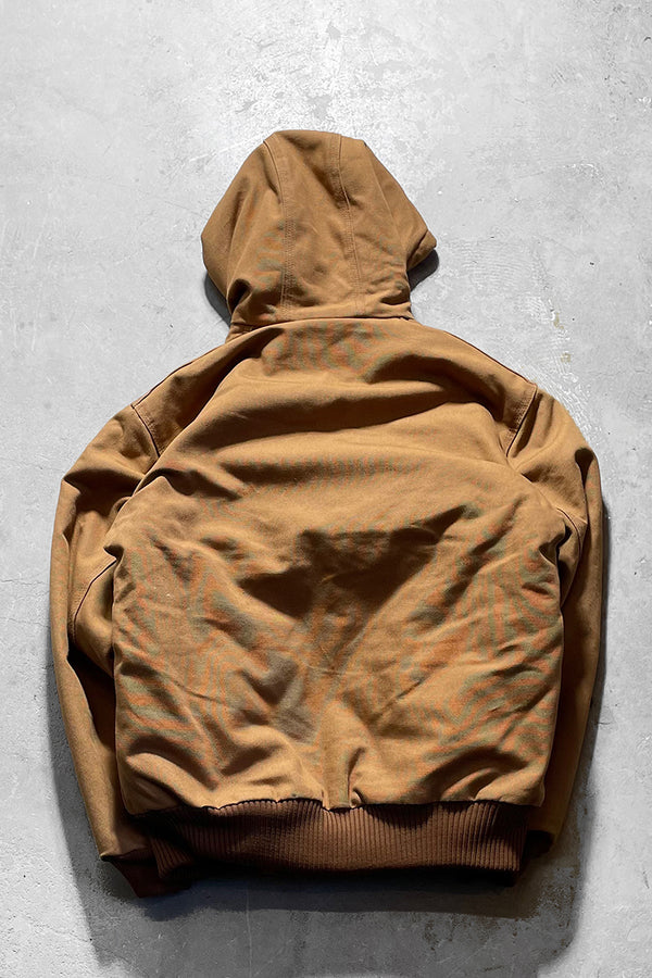 MADE IN USA 19'S DUCK ACTIVE JACKET W/FLEECE LINER / BEIGE [SIZE: S USED]