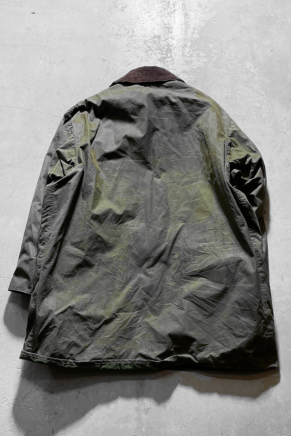 MADE IN ENGLAND BORDER OILED JACKET / KHAKI [SIZE: L USED]