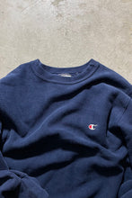 画像をギャラリービューアに読み込む, MADE IN USA 80&#39;S REVERSE WEAVE ONE POINT SWEATSHIRT / NAVY [SIZE: L USED]
