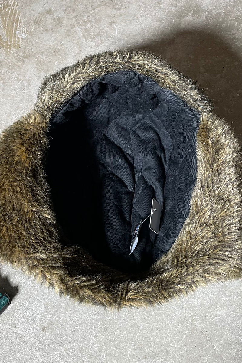 NY JETS FUR FLIGHT CAP/ GREEN [ONE SIZE USED]