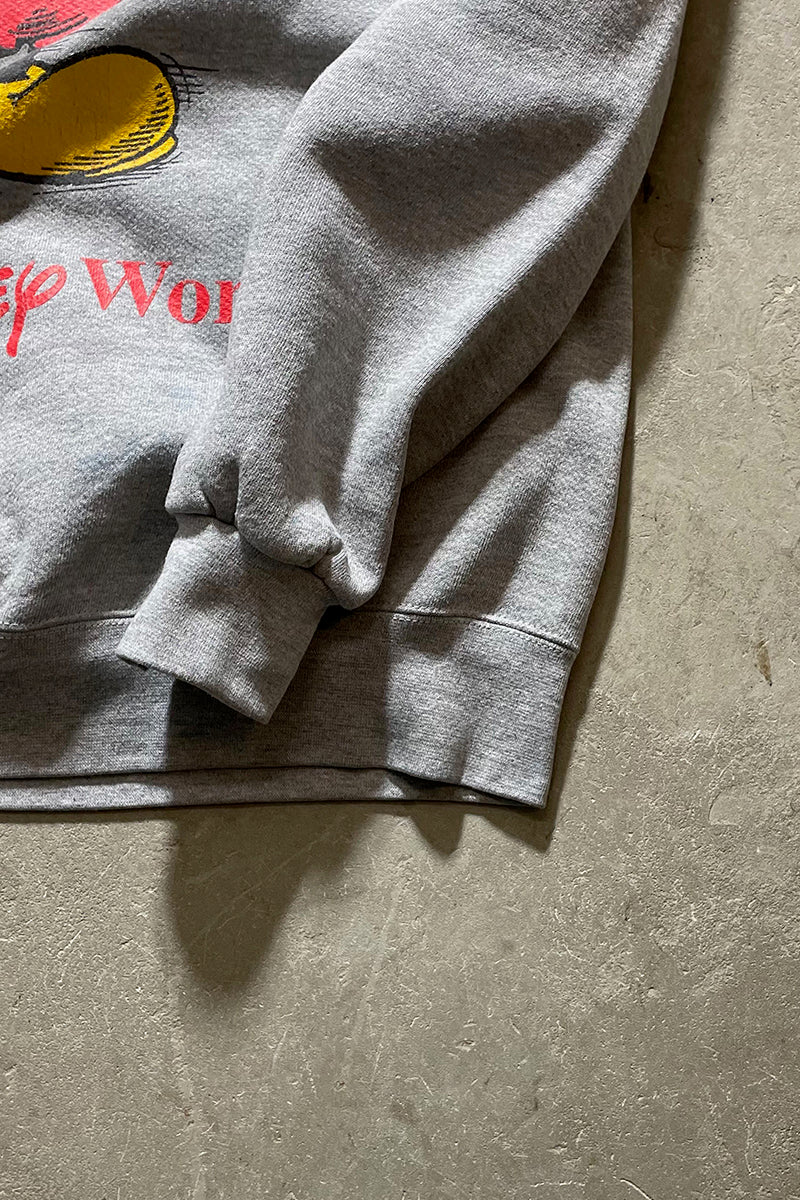 MADE IN USA 90'S MICKEY SWEATSHIRT / GRAY [SIZE: L USED]