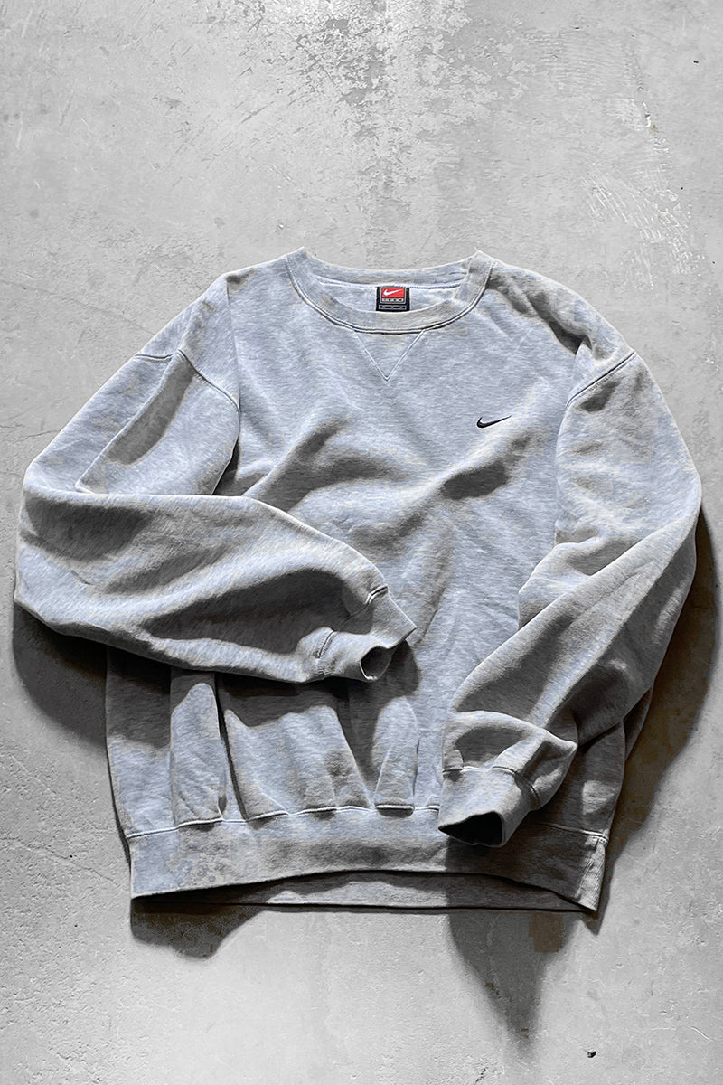 90'S ONE POINT LOGO SWEATSHIRT / GRAY [SIZE: M USED]