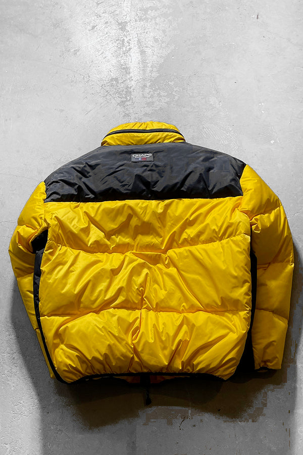 Y2K EARLY 00'S DOWN JACKET / YELLOW [SIZE: M USED]