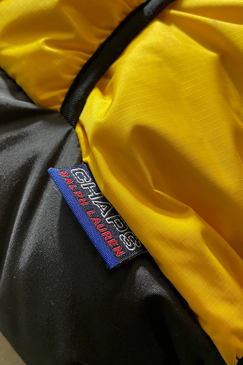 Y2K EARLY 00'S DOWN JACKET / YELLOW [SIZE: M USED]