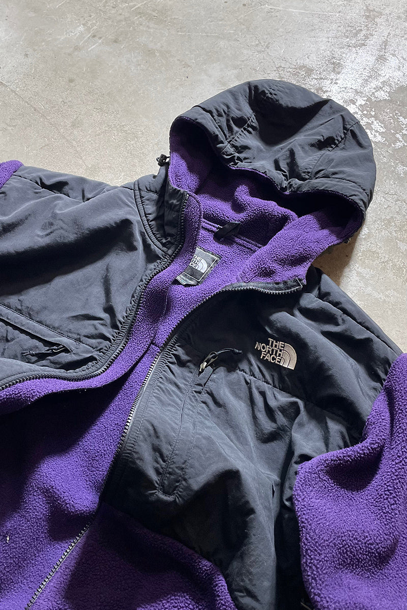 90'S ZIP HOODIE DENALI FLEECE JACKET / PURPLE USA [SIZE: XL USED]
