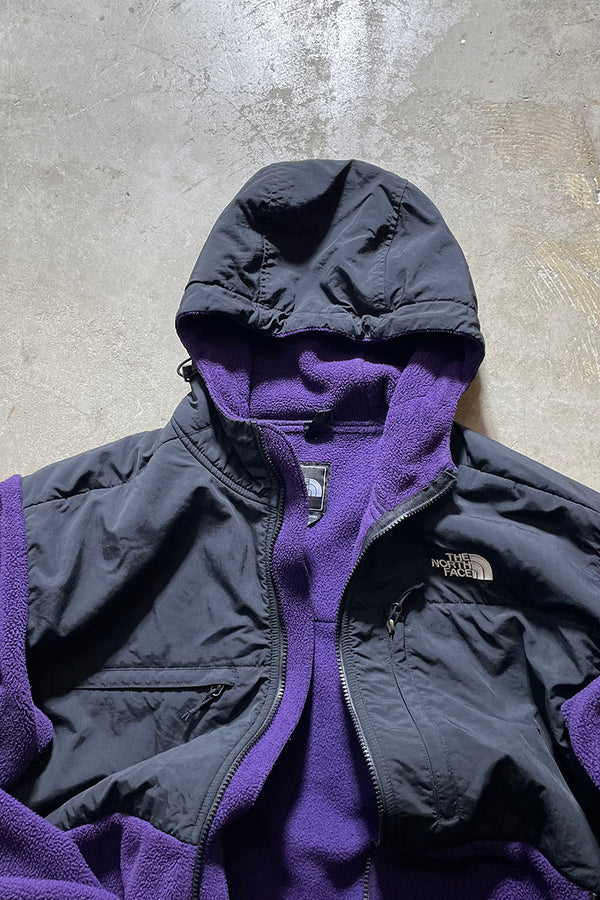 90'S ZIP HOODIE DENALI FLEECE JACKET / PURPLE USA [SIZE: XL USED]