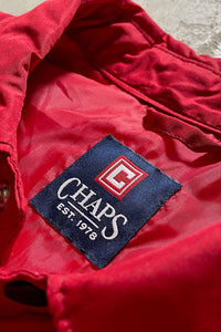 N19-8 90'S QUILTING SHIRT JACKET / RED [SIZE: L USED]