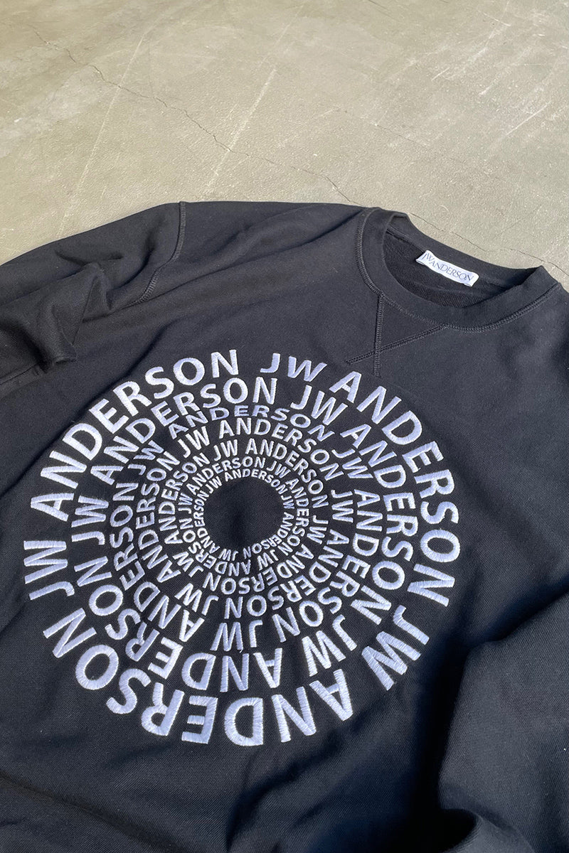 VORTEX LOGO SWEATSHIRT / BLACK [SIZE: L USED]
