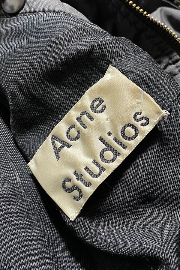 14AW VINCE PADDED MA-1 COAT / GRAY [SIZE: 52 USED]