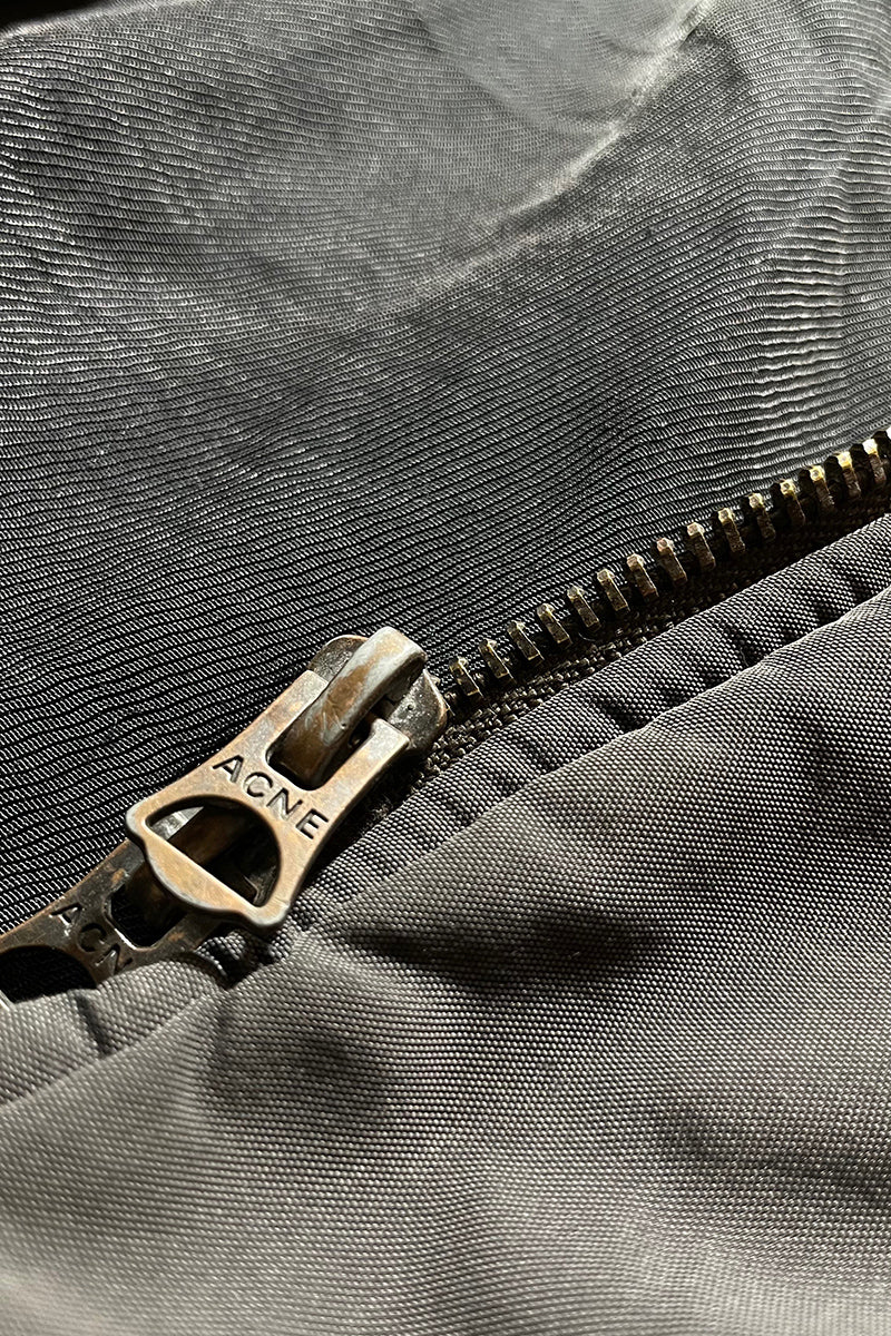 14AW VINCE PADDED MA-1 COAT / GRAY [SIZE: 52 USED]