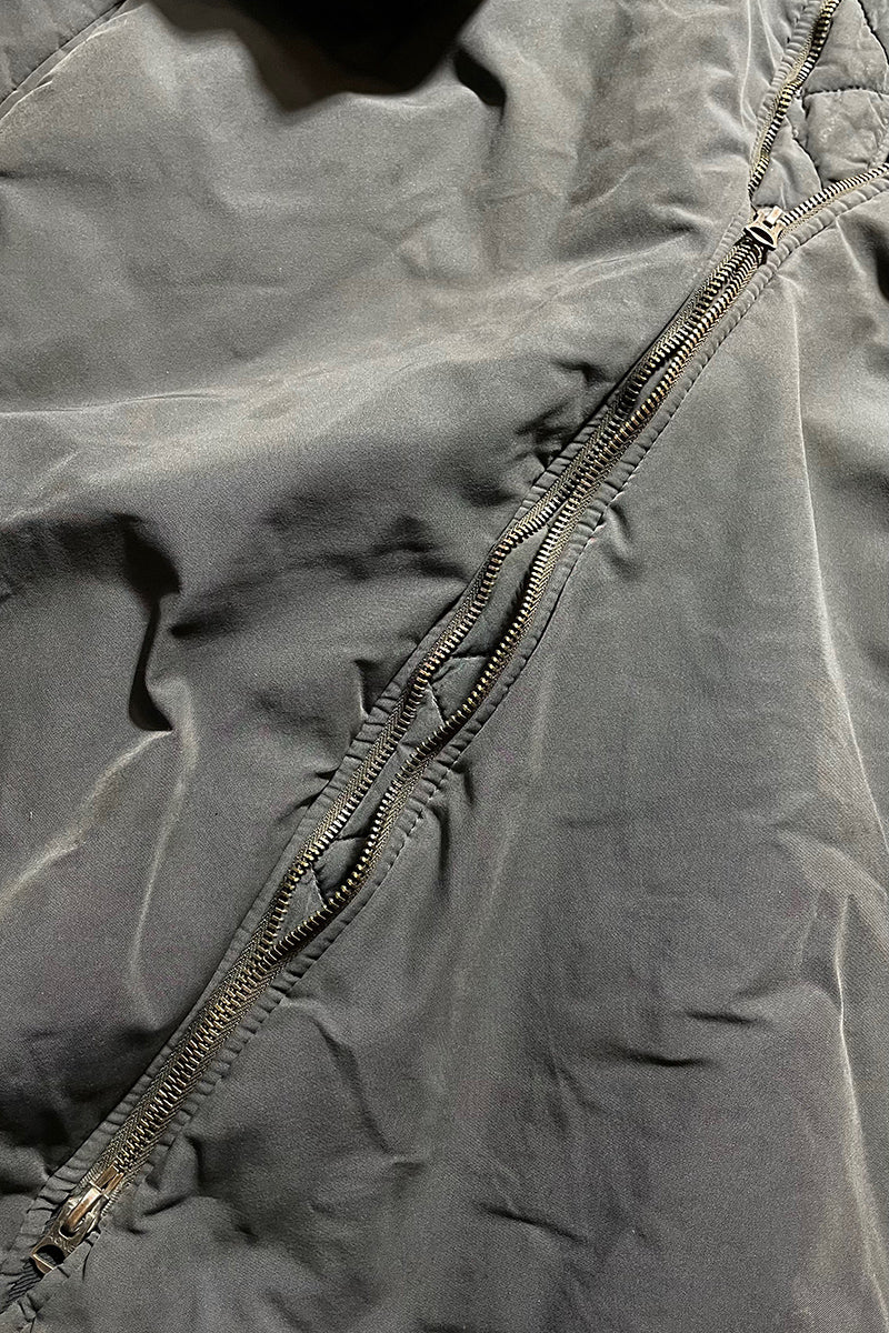 14AW VINCE PADDED MA-1 COAT / GRAY [SIZE: 52 USED]