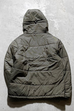 画像をギャラリービューアに読み込む, Y2K EARLY 00&#39;S NYLON HOODIE PUFF JACKET / KHAKI [SIZE: L DEADSTOCK/NOS]
