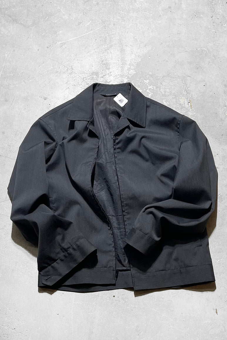 Y2K EARLY 00'S ZIP UP JACKET / GRAY [SIZE: L USED]