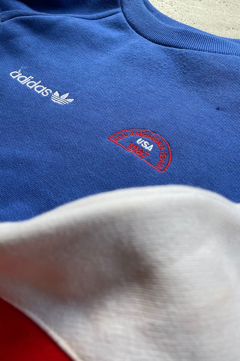 87'S USA PAN AMERICAN TEAM SWEATSHIRT / BLUE [SIZE: M USED]