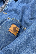 画像をギャラリービューアに読み込む, MADE IN USA Y2K 03&#39;S DENIM MICHIGAN CHORE COAT / INDIGO [SIZE: M USED]
