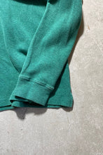 画像をギャラリービューアに読み込む, HALF ZIP COTTON MELANGE KNIT SWEATER / GREEN	[SIZE: L USED]
