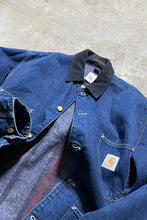 画像をギャラリービューアに読み込む, 90&#39;S DENIM COVERALL W/BLANKET LINER / INDIGO [SIZE: XL USED]
