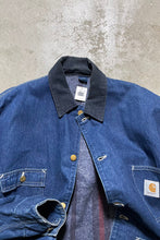 画像をギャラリービューアに読み込む, 90&#39;S DENIM COVERALL W/BLANKET LINER / INDIGO [SIZE: XL USED]
