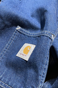 90'S DENIM COVERALL W/BLANKET LINER / INDIGO [SIZE: XL USED]