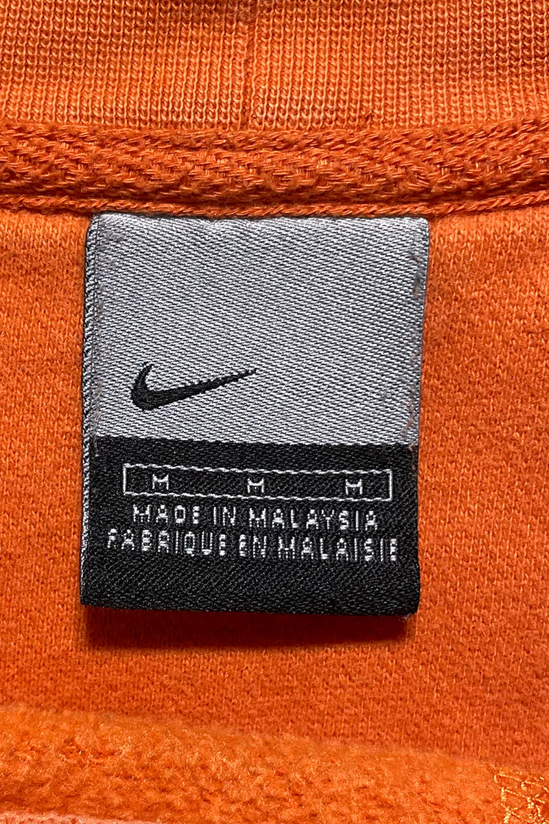 Y2K EARLY 00'S LOGO SWEATSHIRT / ORANGE [SIZE: M USED]