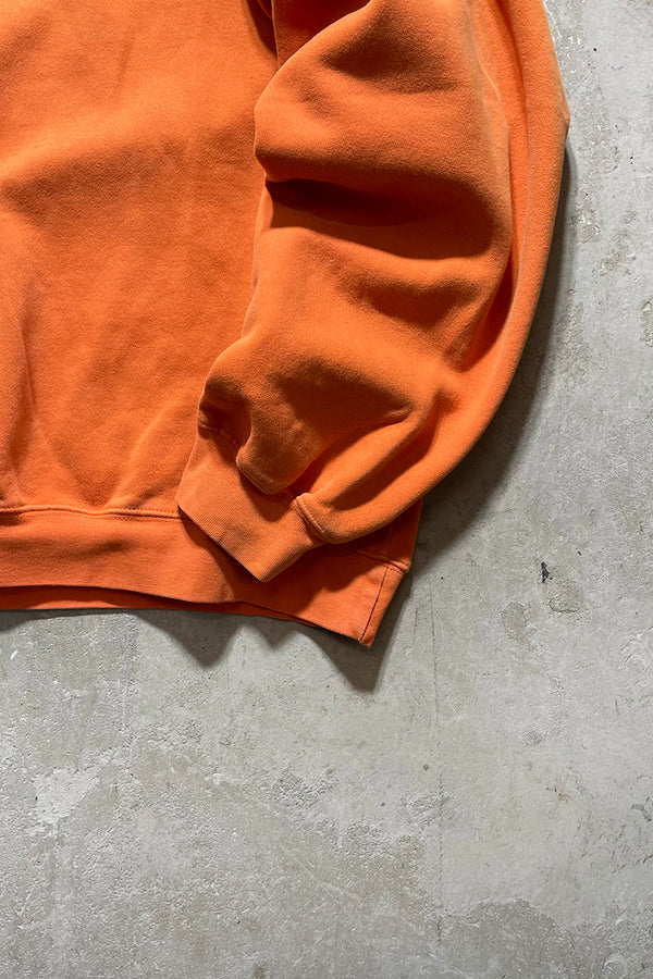 Y2K EARLY 00'S LOGO SWEATSHIRT / ORANGE [SIZE: M USED]