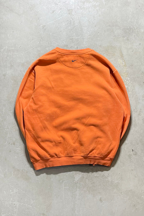 Y2K EARLY 00'S LOGO SWEATSHIRT / ORANGE [SIZE: M USED]