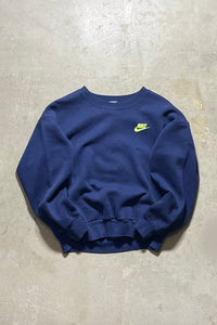 MADE IN USA 90'S JUST DO IT SWEATSHIRT / NAVY [SIZE: M USED]