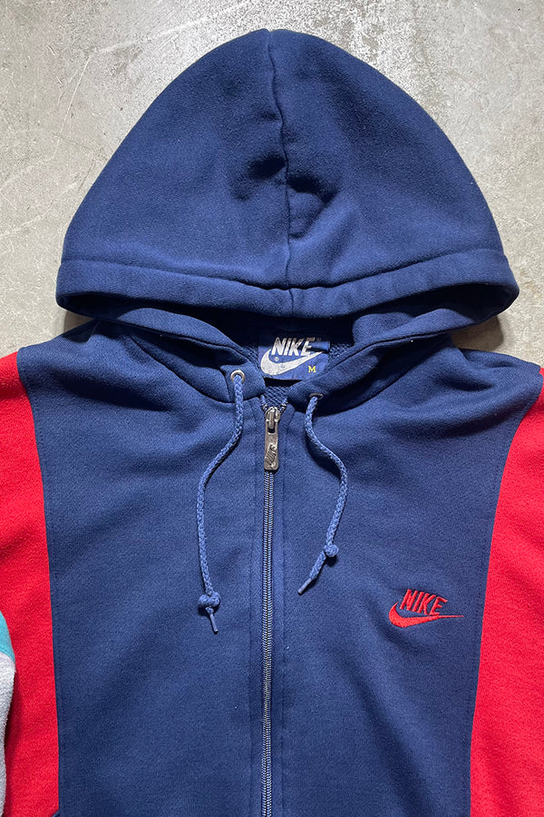 80'S ZIP SWEAT HOODIE / MULTI [SIZE: M USED]