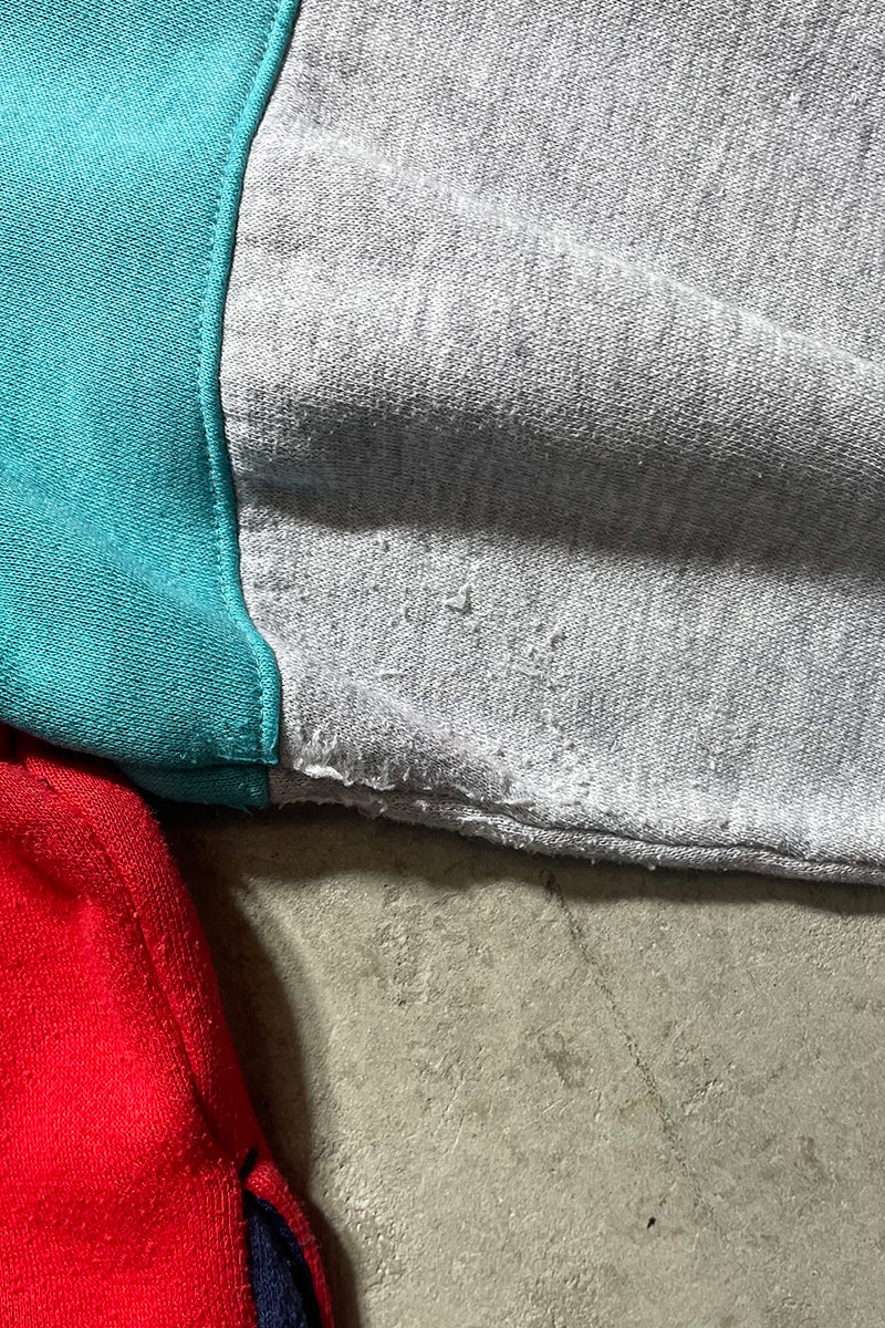 80'S ZIP SWEAT HOODIE / MULTI [SIZE: M USED]