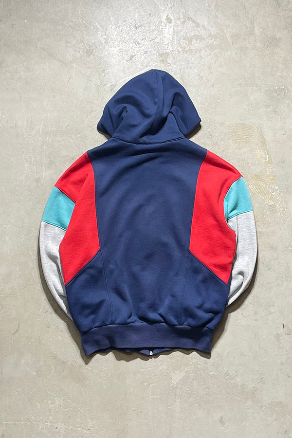 80'S ZIP SWEAT HOODIE / MULTI [SIZE: M USED]