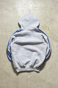 Y2K EARLY 00'S ZIP SWEAT HOODIE / GRAY [SIZE: L USED]