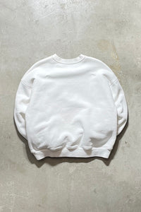 LOGO SWEATSHIRT / WHITE [SIZE: XS USED]