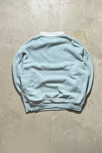 LOGO MOCKNECK SWEATSHIRT / BLUE [SIZE: S USED]