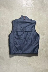 90'S NYLON VEST / NAVY [SIZE: S USED]