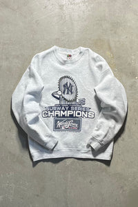 Y2K 00'S NY YANKEES SWEATSHIRT / GREY [SIZE: L USED]