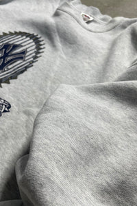 Y2K 00'S NY YANKEES SWEATSHIRT / GREY [SIZE: L USED]