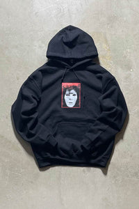 PULL-OVER SWEAT HOODIE / BLACK [SIZE: M USED]