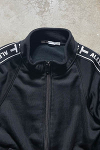 LOGO TRACK JACKET / BLACK [SIZE: L USED]