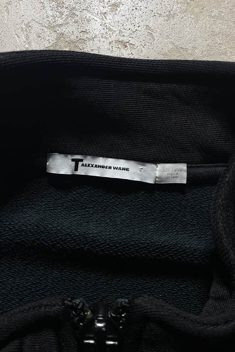 LOGO TRACK JACKET / BLACK [SIZE: L USED]