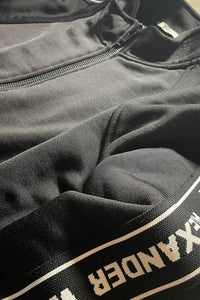 LOGO TRACK JACKET / BLACK [SIZE: L USED]